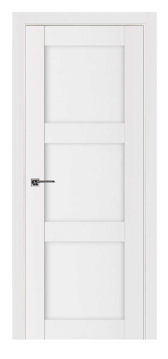 Nova Stile 058 Soft White Laminated Modern Interior Door