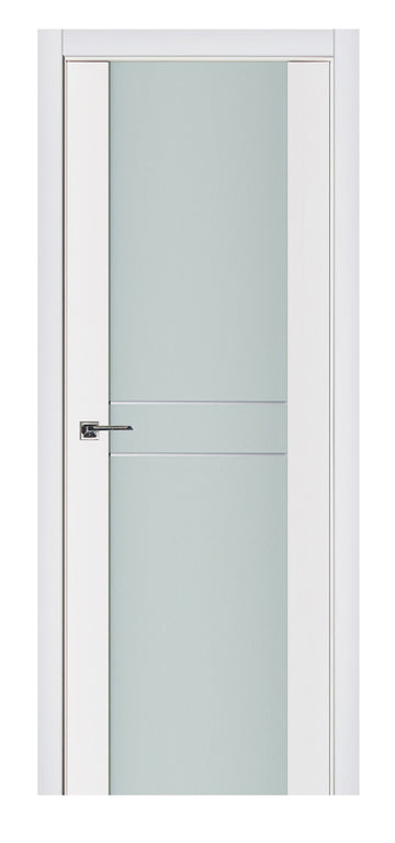 Nova Triplex 003 Soft White Laminated Modern Interior Door