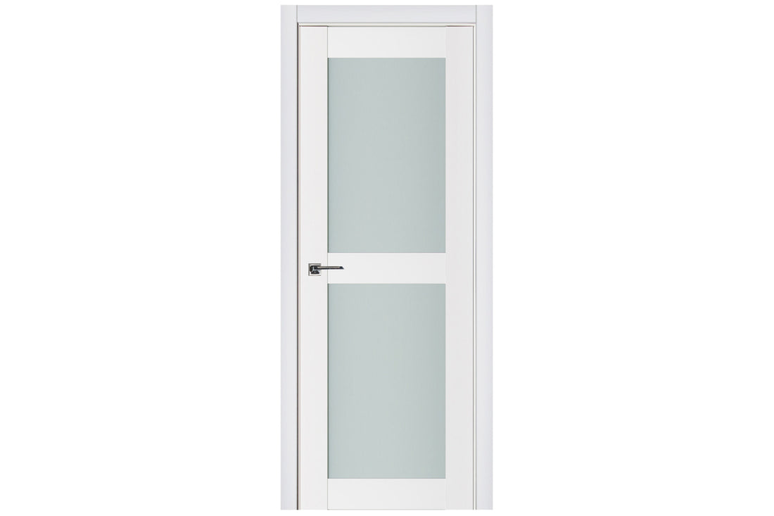Nova Triplex 009 Soft White Laminated Modern Interior Door - Single Door
