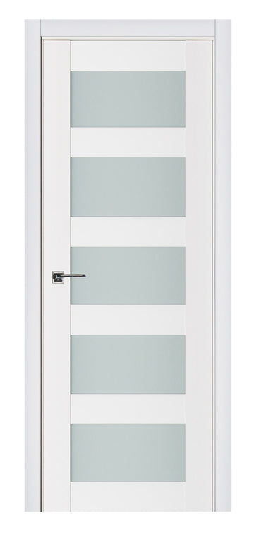 Nova Triplex 022 Soft White Laminated Modern Interior Door