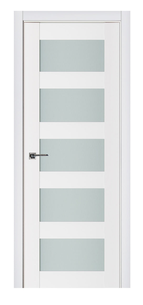 Nova Triplex 022 Soft White Laminated Modern Interior Door