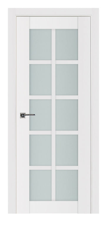 Nova Triplex 10-Lite Soft White Laminated French Door