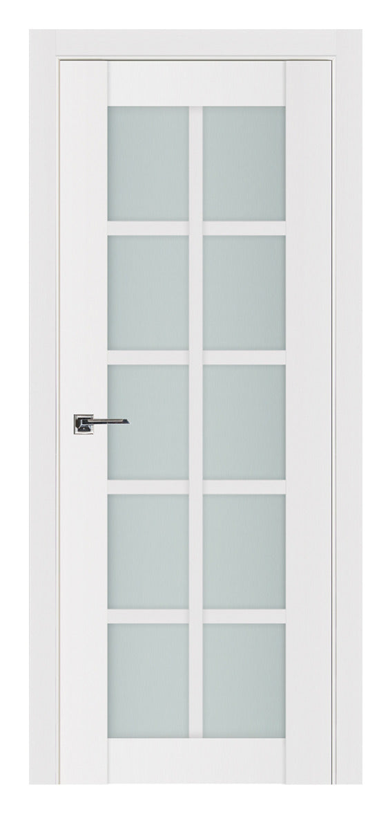 Nova Triplex 10-Lite Soft White Laminated French Door