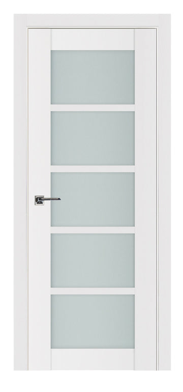 Nova Triplex 5-Lite Soft White Laminated French Door