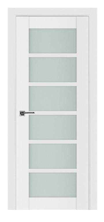 Nova Triplex 6-Lite Soft White Laminated French Door