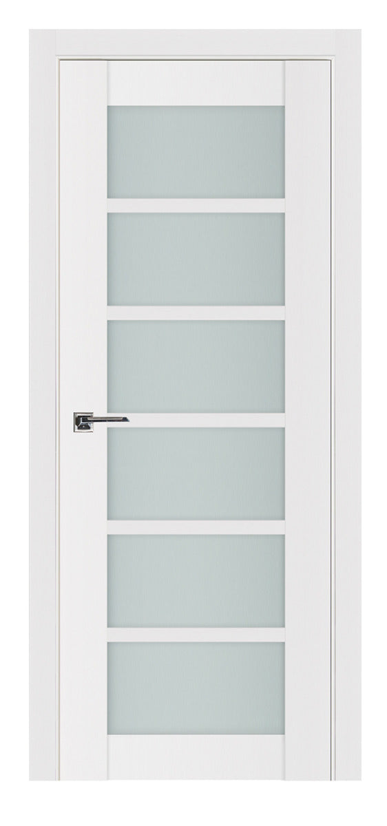 Nova Triplex 6-Lite Soft White Laminated French Door