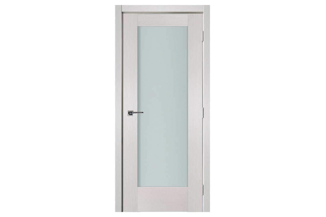 Nova 1-Lite White Wenge Ext Laminated French Door - Single Door