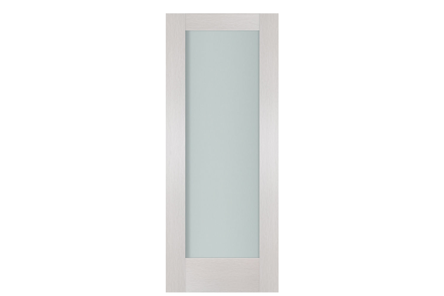 Nova 1-Lite White Wenge Ext Laminated French Door - Slab