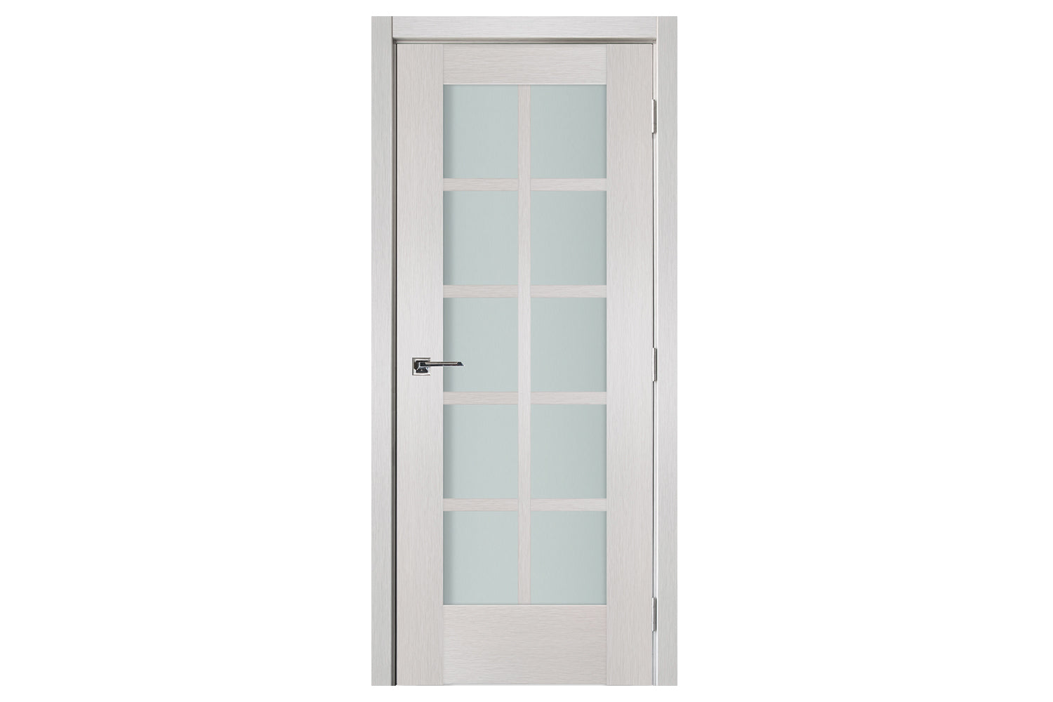 Nova 10-Lite White Wenge Ext Laminated French Door - Single Door