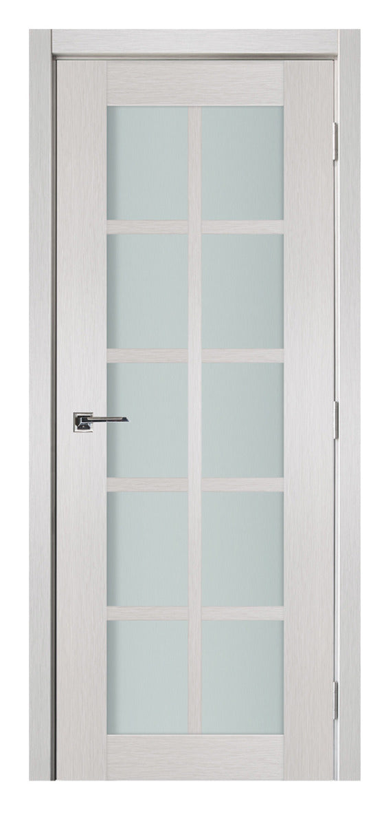 Nova 10-Lite White Wenge Laminated French Door