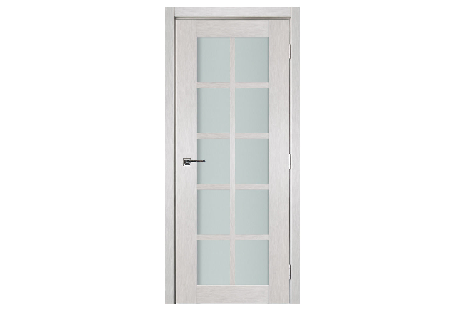 Nova 10-Lite White Wenge Laminated French Door - Single Door