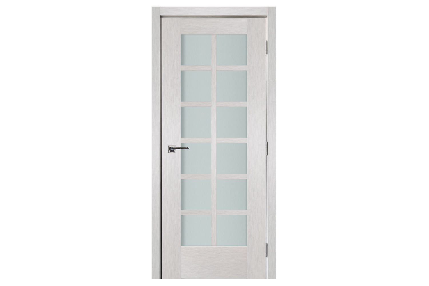 Nova 12-Lite White Wenge Ext Laminated French Door - Single Door