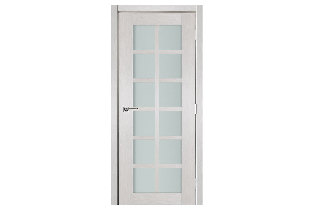 Nova 12-Lite White Wenge Laminated French Door - Single Door