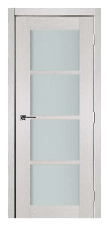 Nova 4-Lite White Wenge Laminated French Door