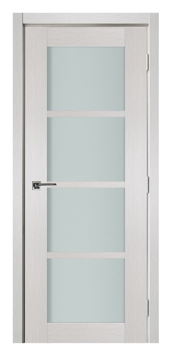 Nova 4-Lite White Wenge Laminated French Door