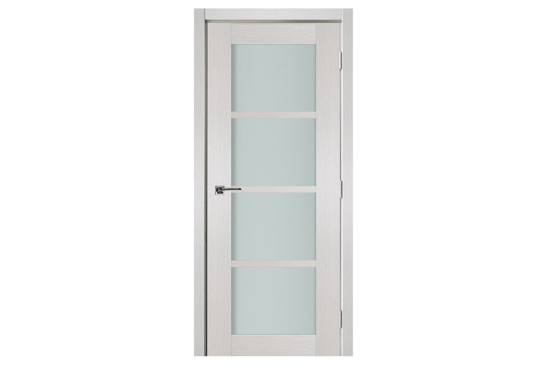 Nova 4-Lite White Wenge Laminated French Door - Single Door