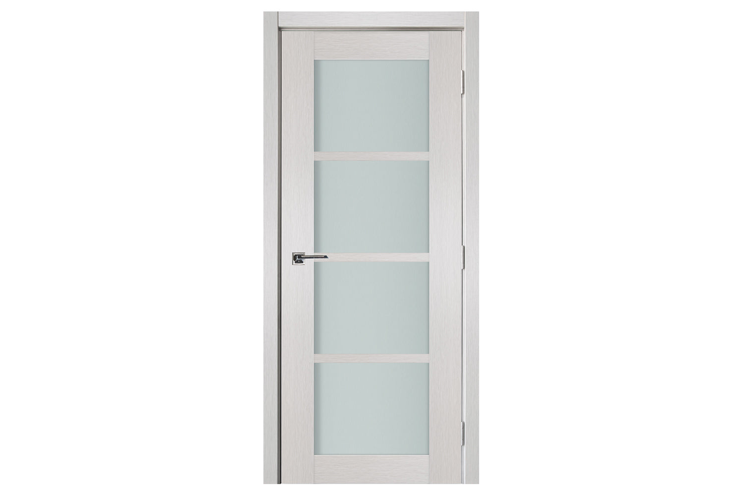 Nova 4-Lite White Wenge Laminated French Door - Single Door