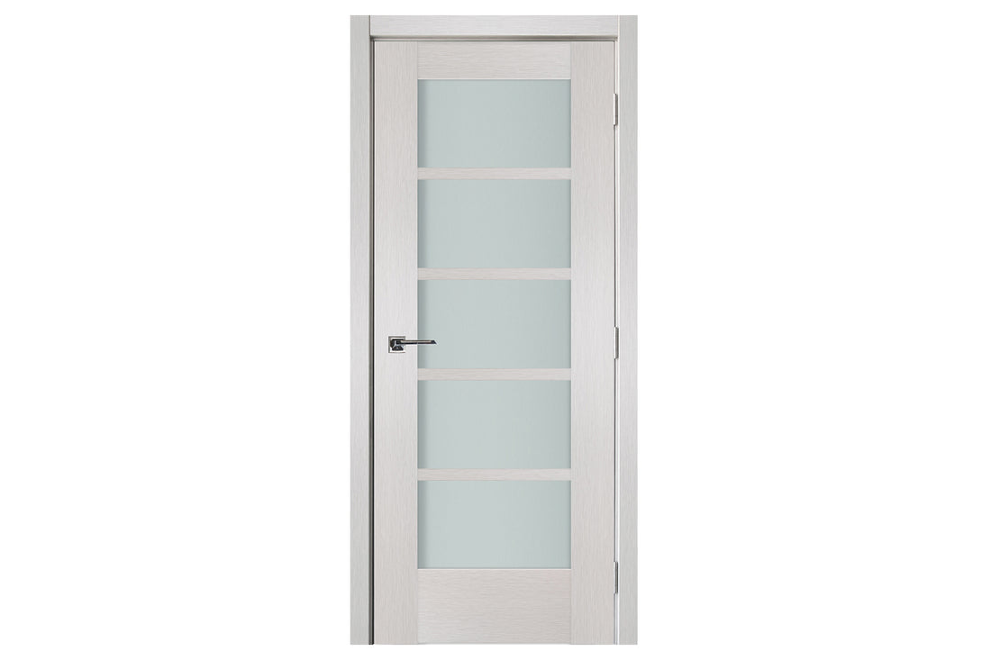 Nova 5-Lite White Wenge Ext Laminated French Door - Single Door