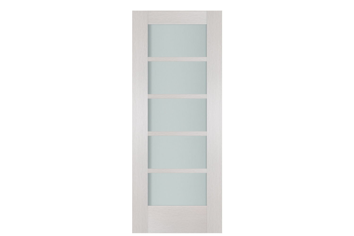 Nova 5-Lite White Wenge Ext Laminated French Door - Slab