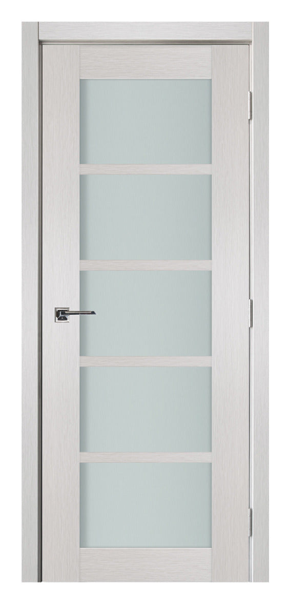 Nova 5-Lite White Wenge Laminated French Door