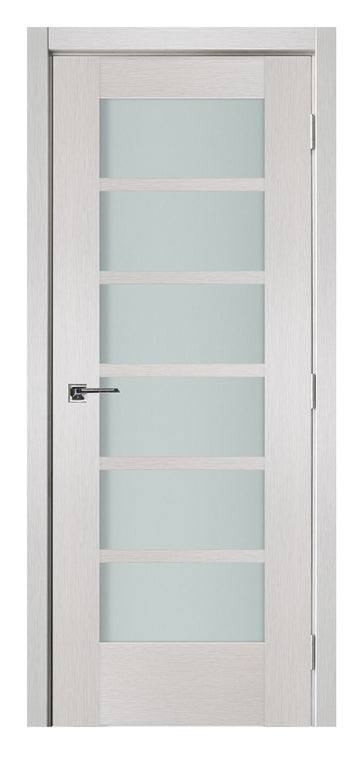 Nova 6-Lite White Wenge Ext Laminated French Door