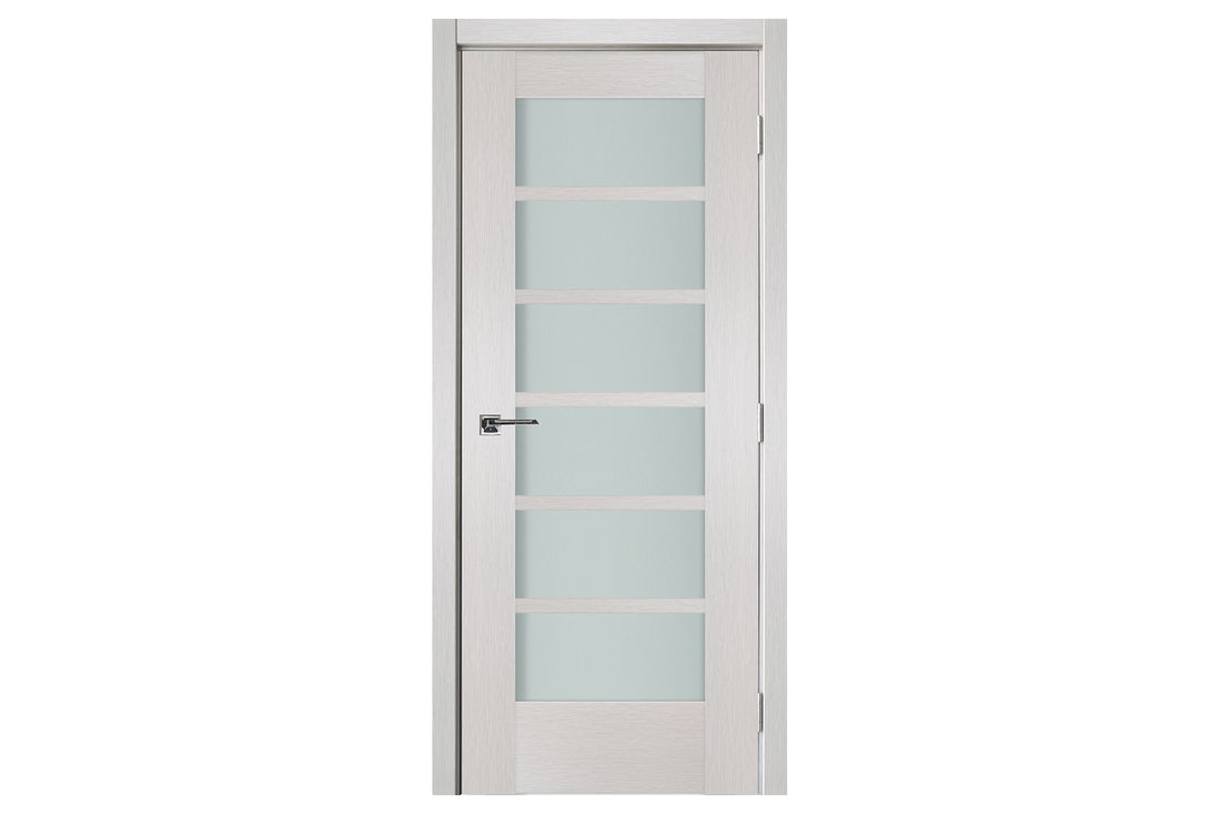 Nova 6-Lite White Wenge Ext Laminated French Door - Single Door