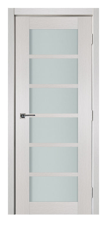 Nova 6-Lite White Wenge Laminated French Door