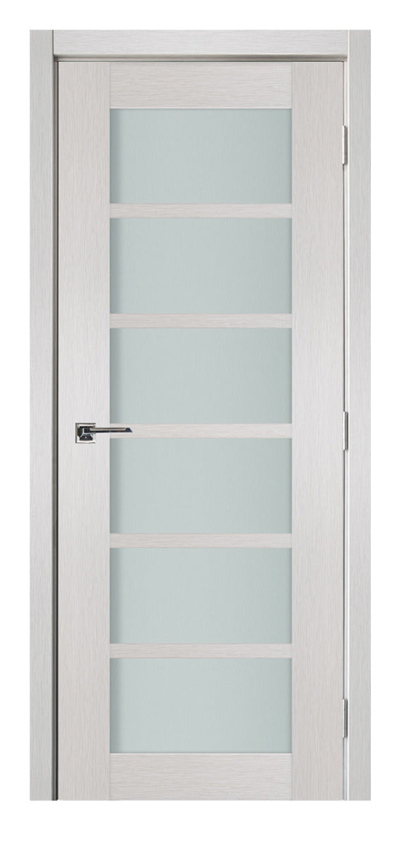 Nova 6-Lite White Wenge Laminated French Door