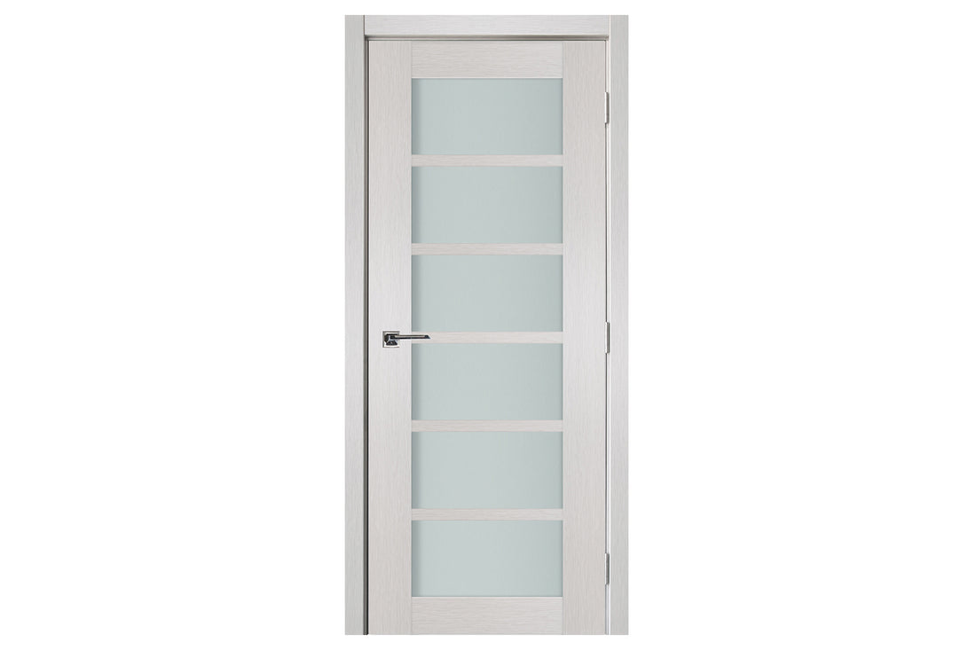 Nova 6-Lite White Wenge Laminated French Door - Single Door