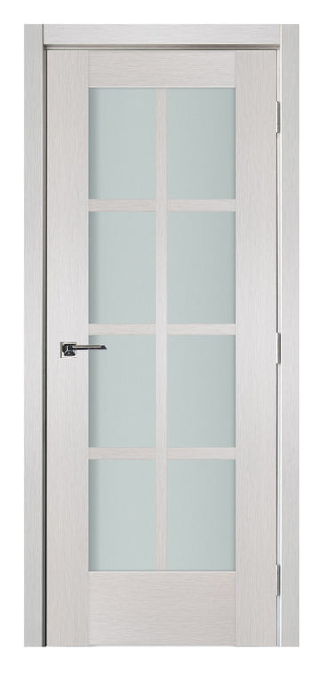 Nova 8-Lite White Wenge Ext Laminated French Door