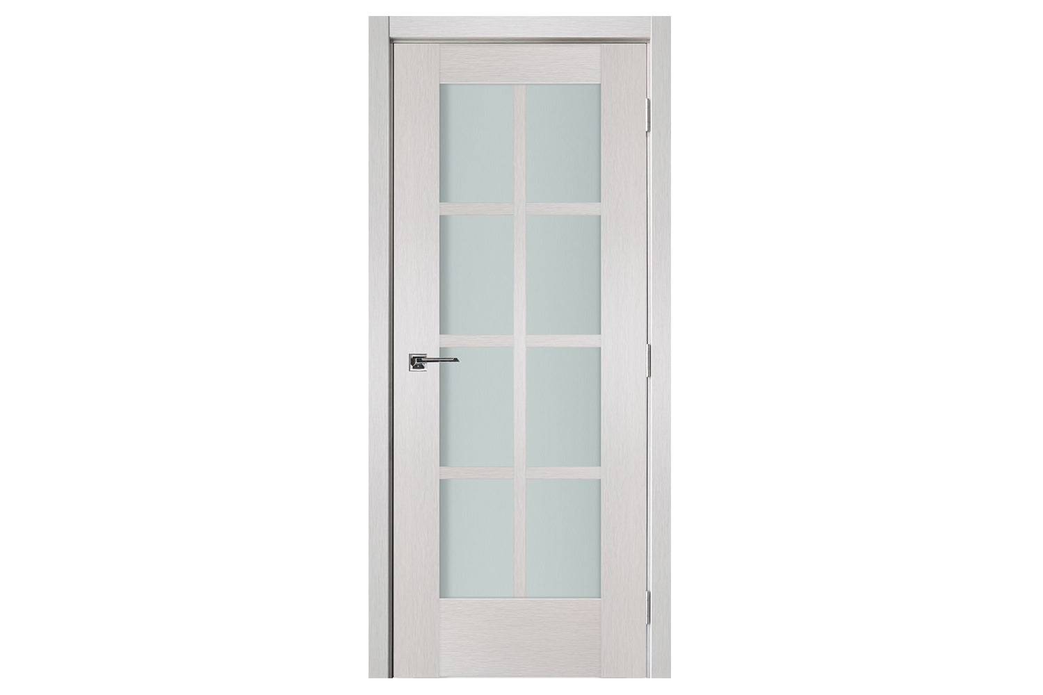 Nova 8-Lite White Wenge Ext Laminated French Door - Single Door