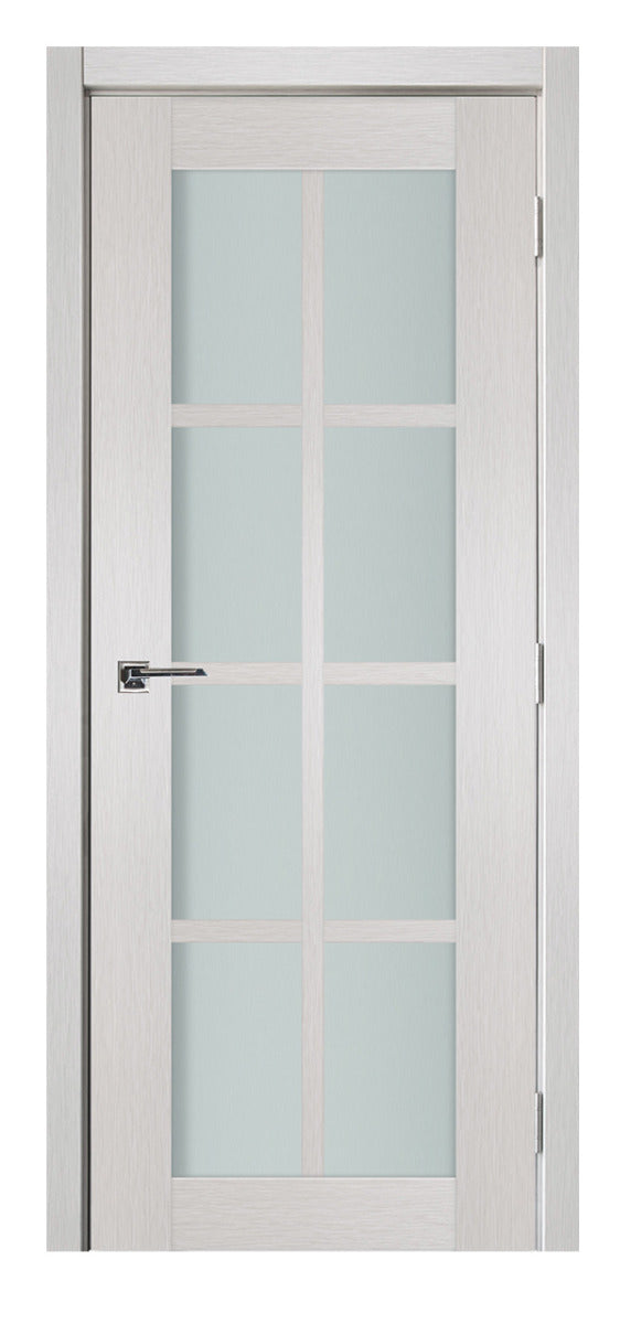 Nova 8-Lite White Wenge Laminated French Door
