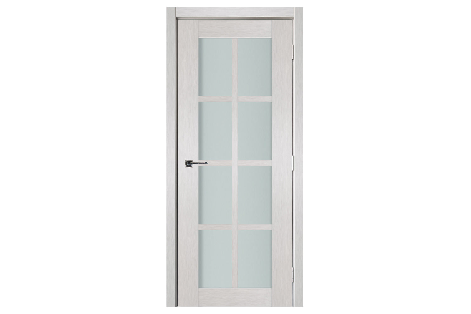 Nova 8-Lite White Wenge Laminated French Door - Single Door