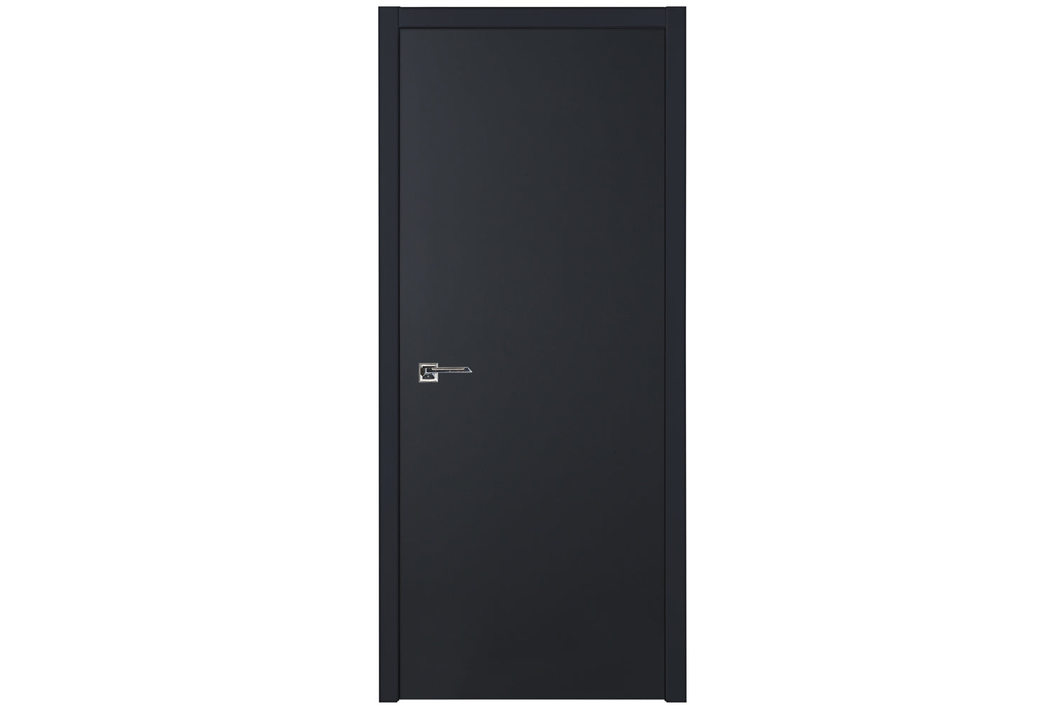 Nova Glam G-Pro 001 Soft Black Laminated Modern Interior Door - Single Door