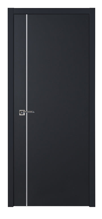 Nova Glam G-Pro 003 Soft Black Laminated Modern Interior Door