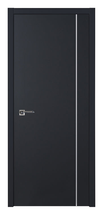 Nova Glam G-Pro 005 Soft Black Laminated Modern Interior Door
