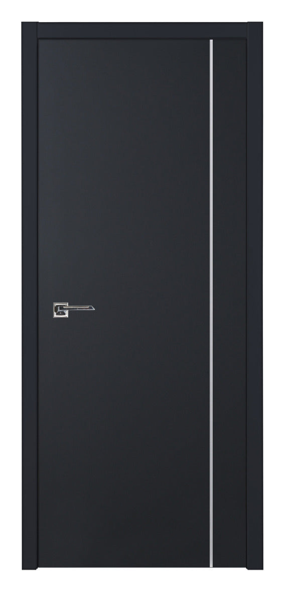 Nova Glam G-Pro 005 Soft Black Laminated Modern Interior Door