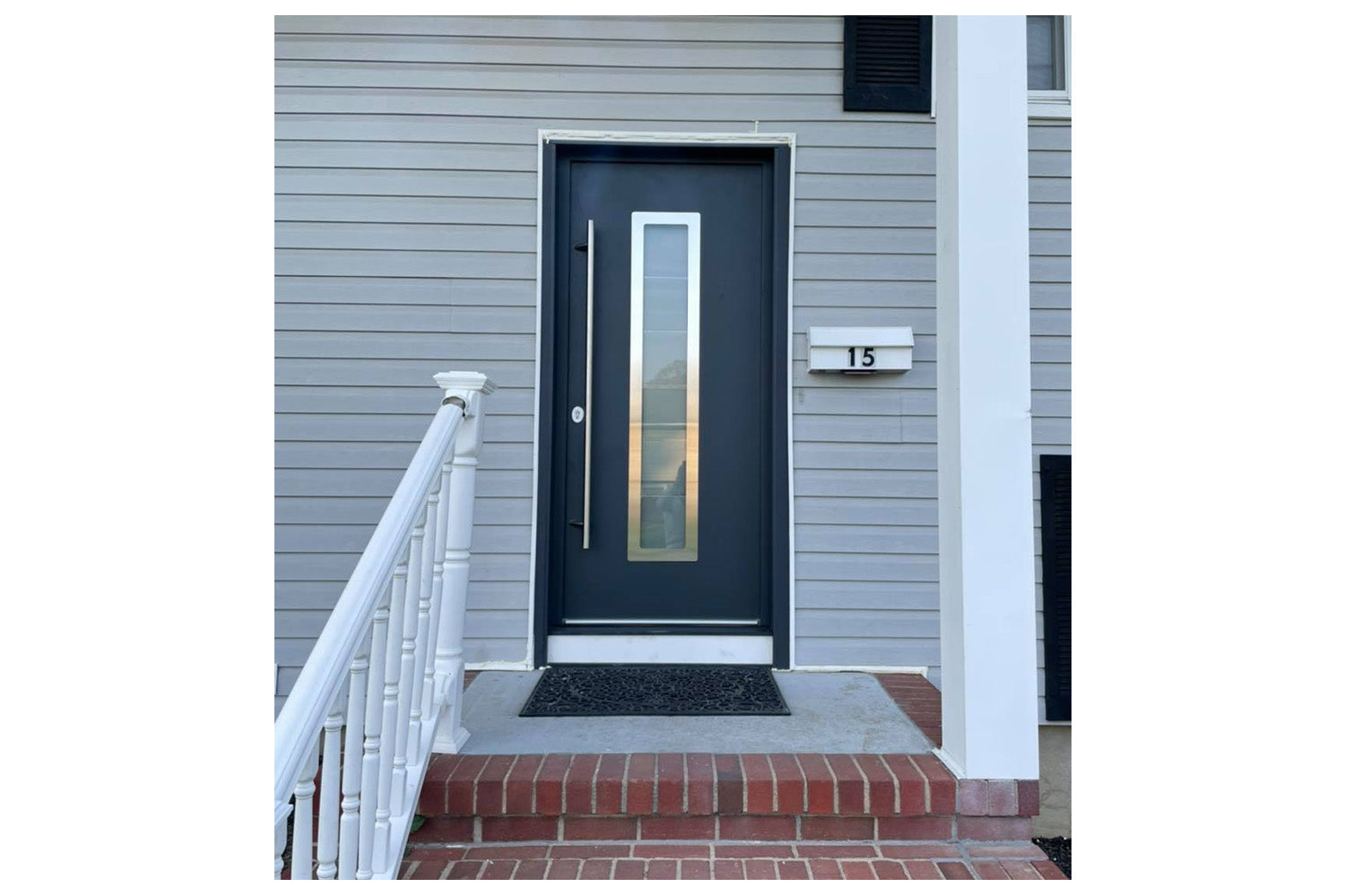 Nova Inox S1 Gray Modern Exterior Door