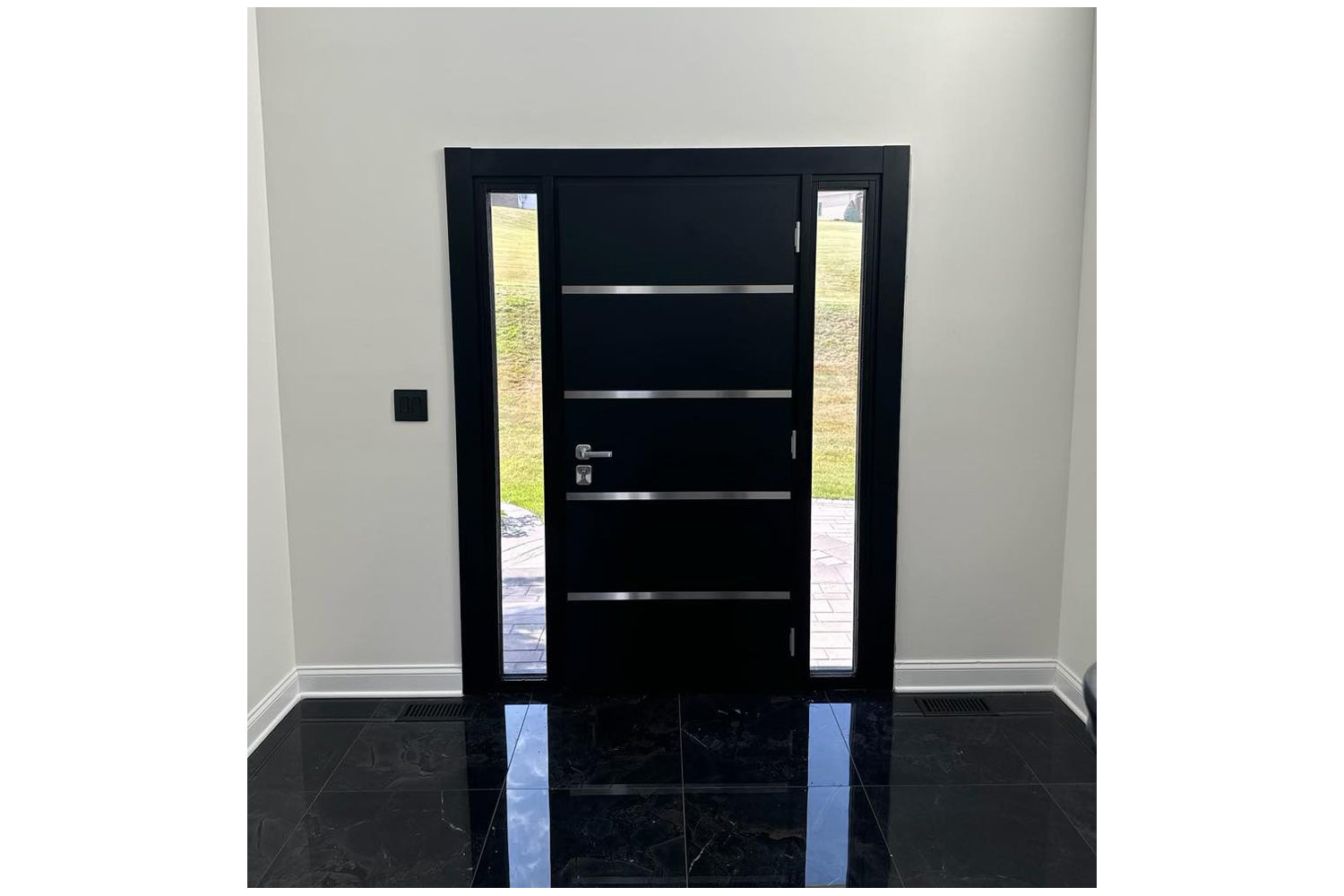 Nova Inox S3 Black Modern Exterior Door