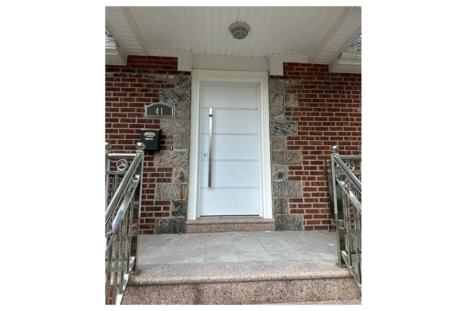 Nova Inox S3 White Modern Exterior Door