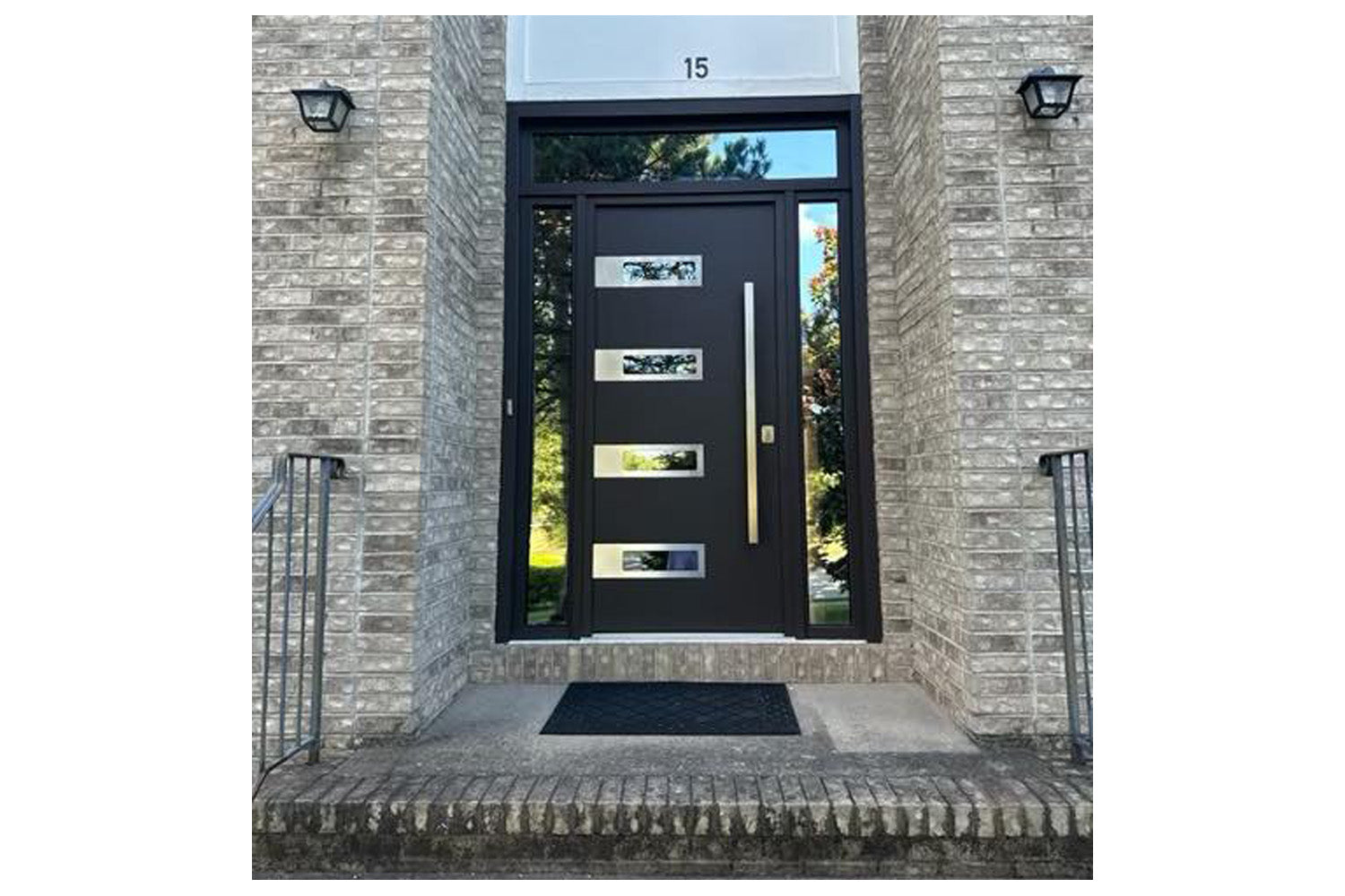 Nova Inox S4 Black Modern Exterior Door