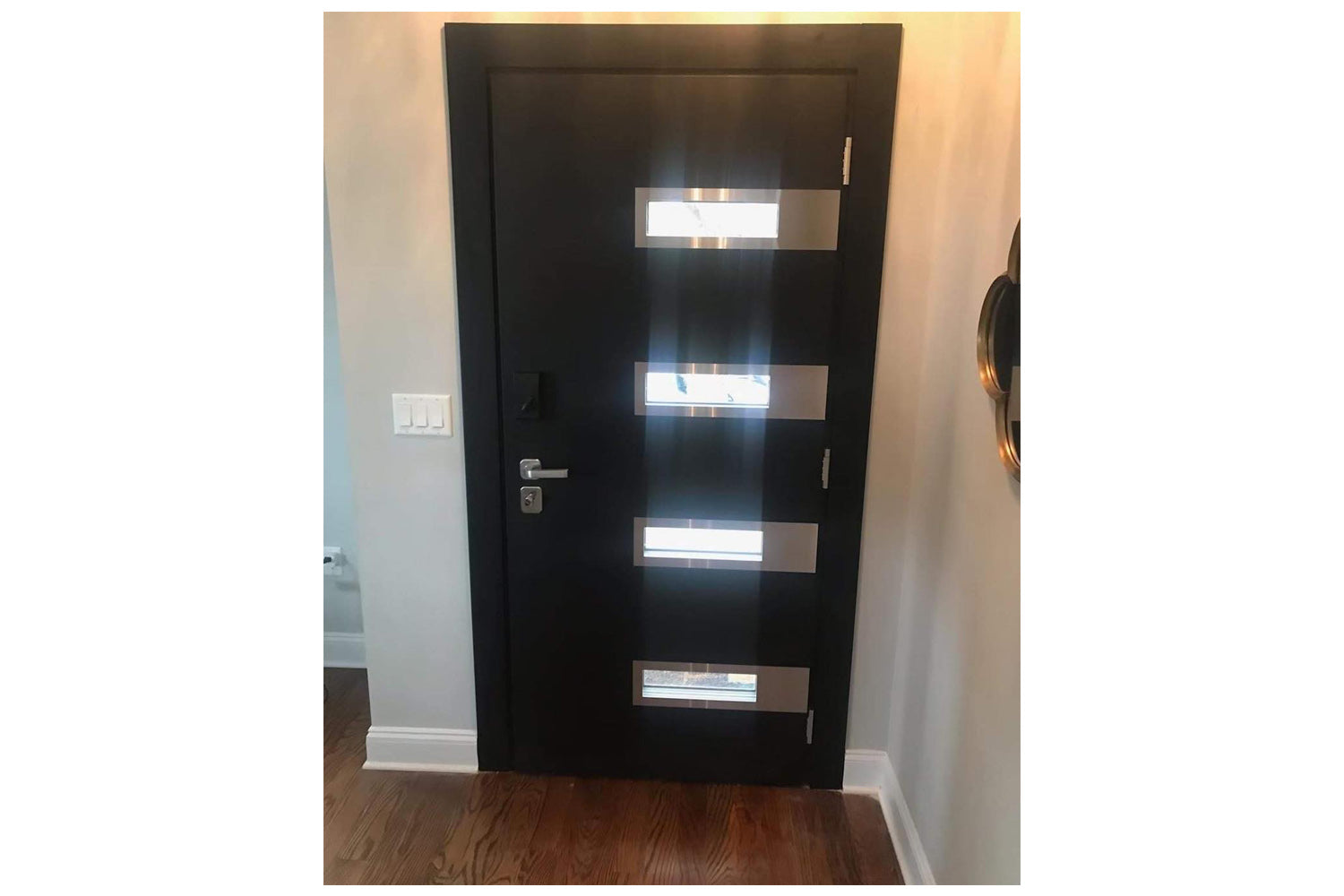 Nova Inox S4 Black Modern Exterior Door