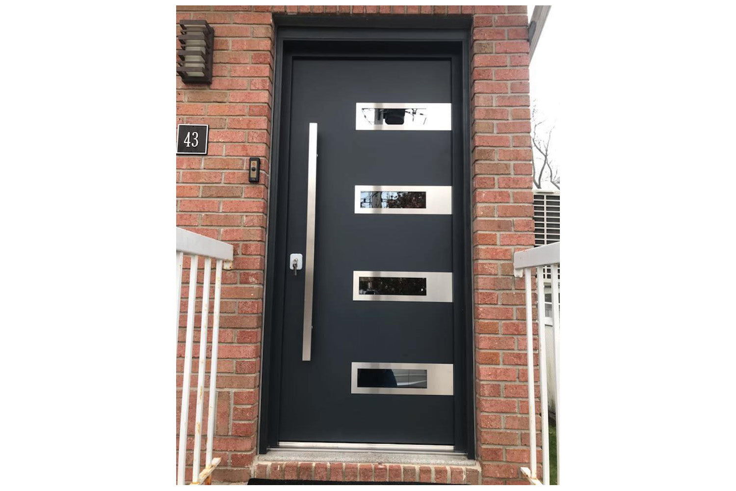 Nova Inox S4 Black Modern Exterior Door