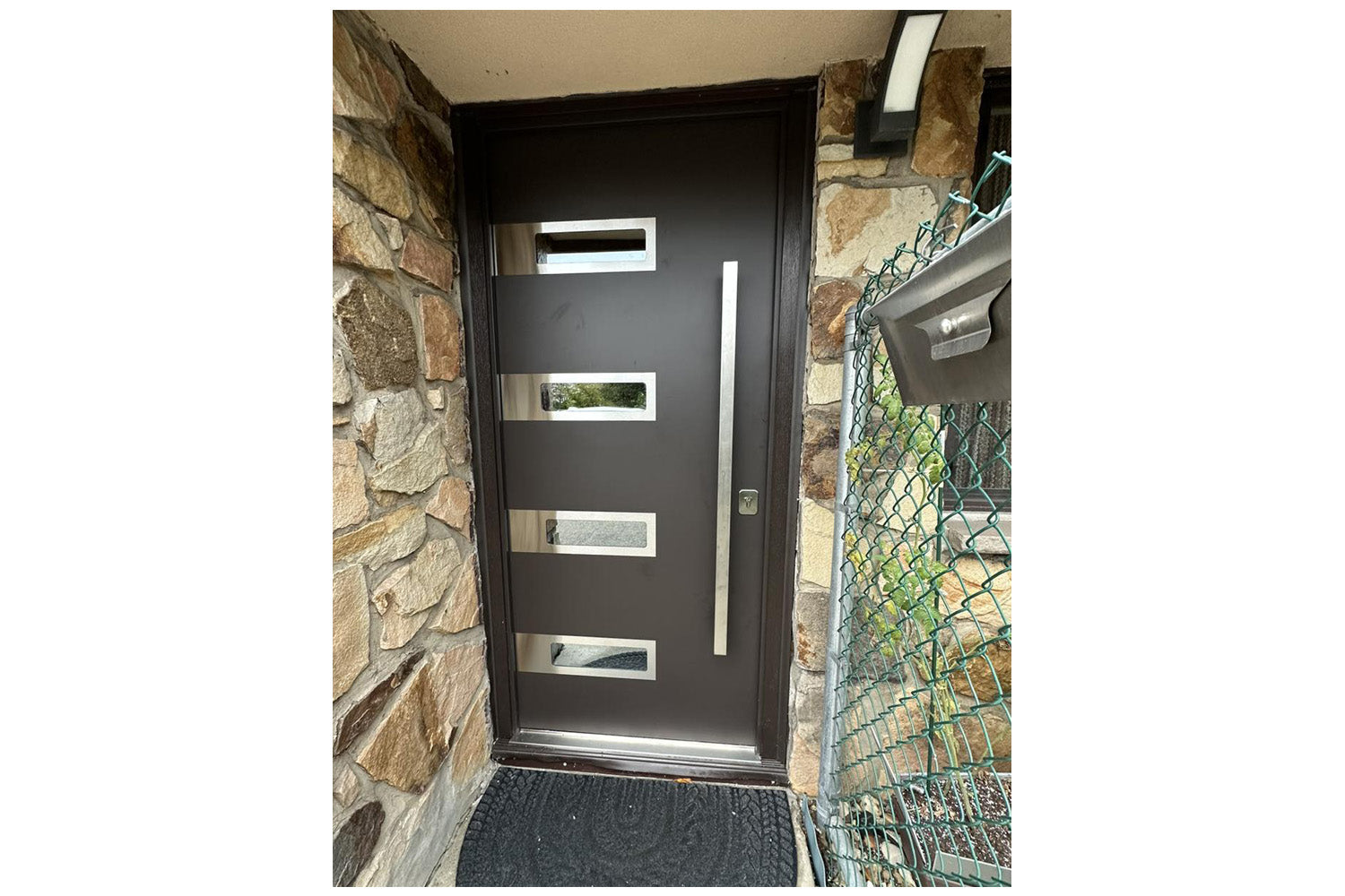Nova Inox S4 Brown Modern Exterior Door