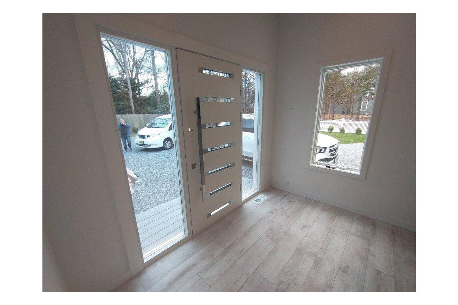 Nova Inox S5 White Modern Exterior Door