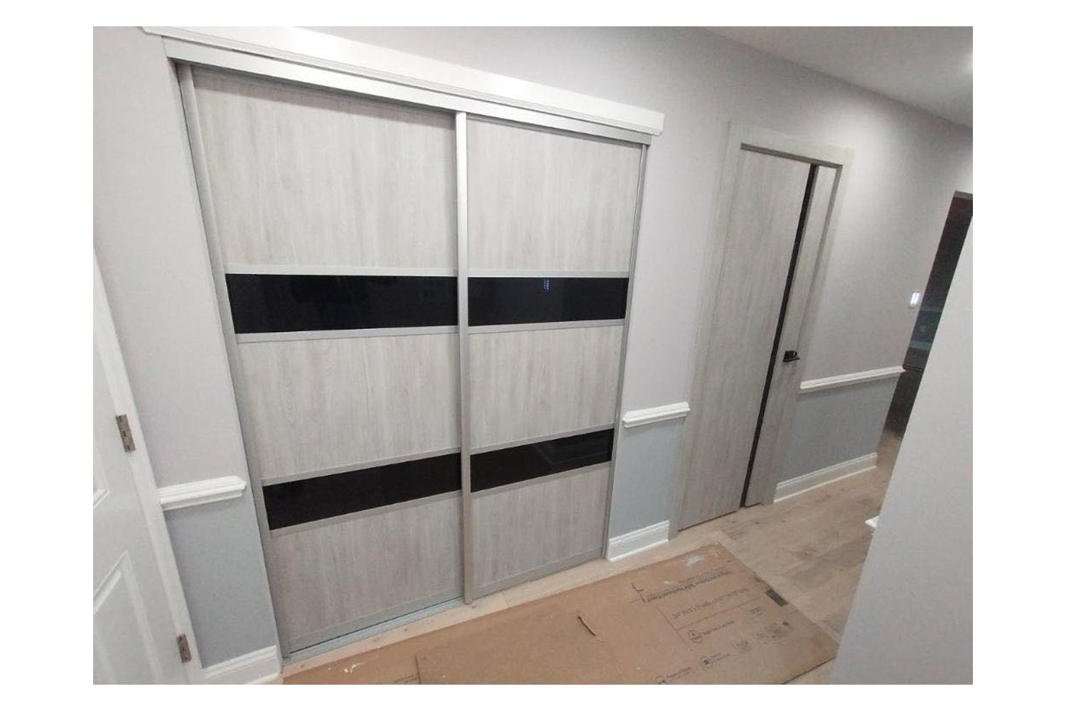 Nova Italia Light Grey Laminate Interior Door