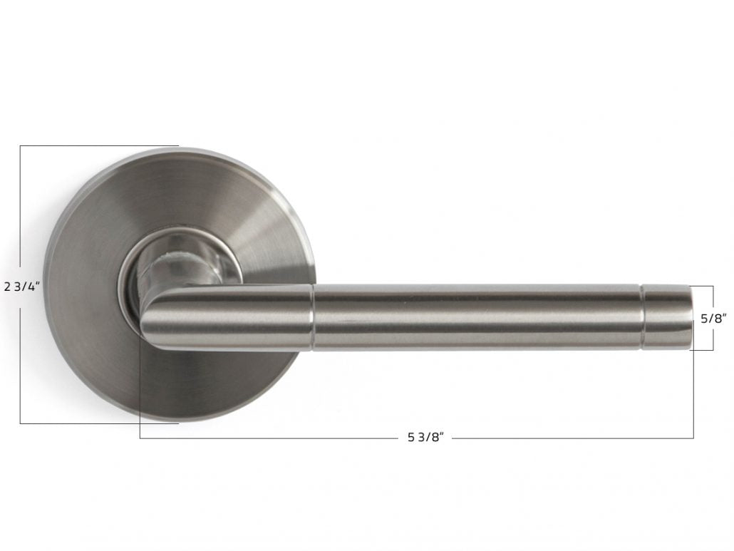 Nova Jupiter Interior Door Lever - Dimensions