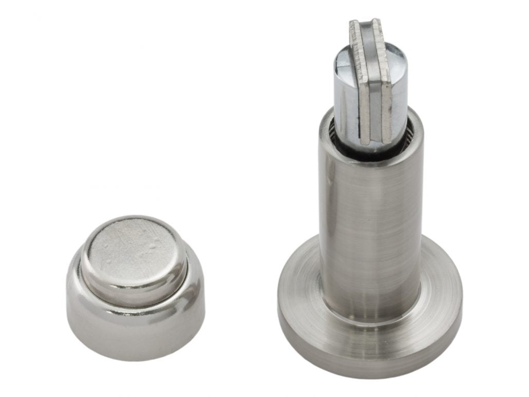 Nova Magenta Interior Door Stopper in Two Tone Polished Chrome