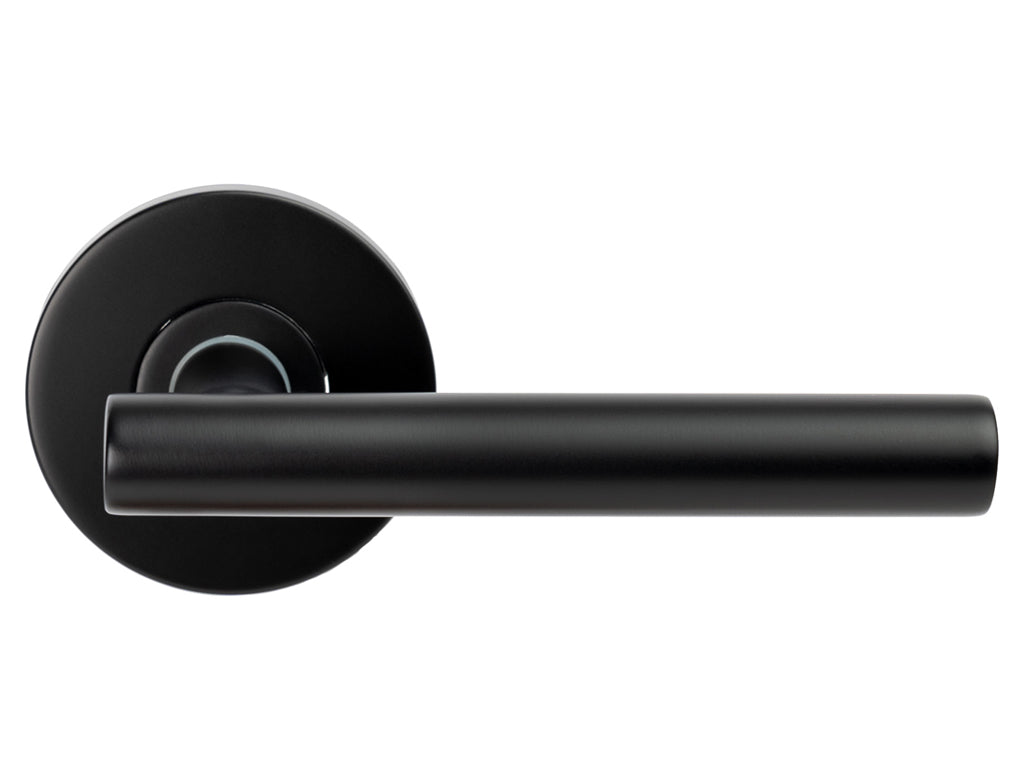 Nova Modernus Interior Door Lever in Black