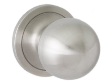 Nova Pluto Interior Door Knob in Brushed Stainless Steel